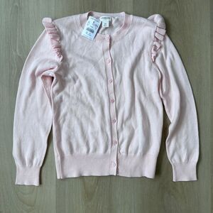 Crewcuts light pink girls’ cardigan, size 10, NWT